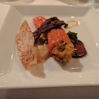 George Restaurant - Stuffed Ontario pepper with crispy duck skin. - Canadian (New) Near Me - Toronto, Ontario George Restaurant - Stuffed Ontario pepper with crispy duck skin. - Canadian (New) Near Me - Toronto, Ontario