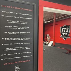 ETS Performance - ETS Athlete Commandments + Entrance to Gym Floor