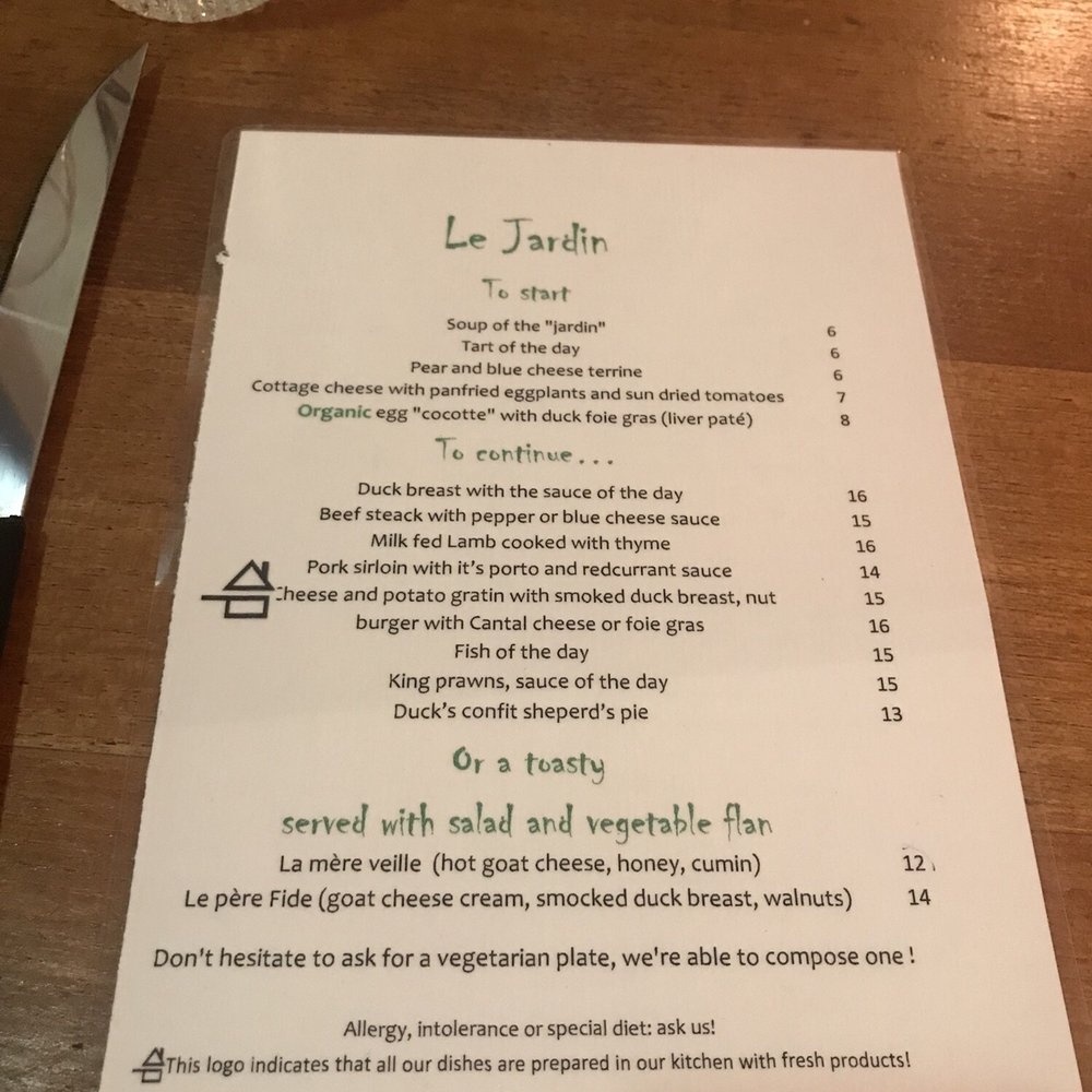Le Jardin d'en Face - French Near Me - Paris, 75