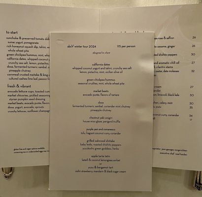 Menu photo 8 abcV New York, NY