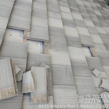 Ethos Roofing & Restoration - Repair in progress - Roofing Near Me - Centennial, Colorado
