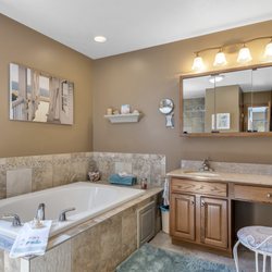 Cynthia Trapp with Cressy & Everett Real Estate, REALTOR - Custom tile in the master bath whirlpool tub and shower. This home is move-in-ready. 3015 Portage Rd, Niles. 269-849-5947 Call for more info