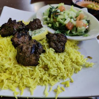 Moroccan Bites - Lamb kabob plate - Moroccan Near Me - San Antonio, Texas Moroccan Bites - Lamb kabob plate - Moroccan Near Me - San Antonio, Texas