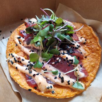 Nixta Taqueria - Tuna Tostada - Mexican Near Me - Austin, Texas