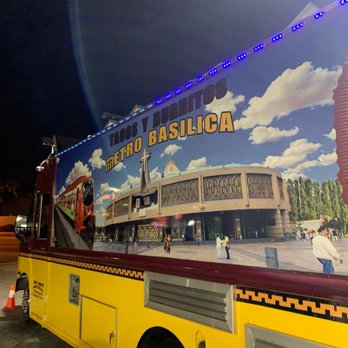 Metro Basilica Truck - a large mural on the side of the truck - Food Trucks Near Me - La Puente, California Metro Basilica Truck - a large mural on the side of the truck - Food Trucks Near Me - La Puente, California