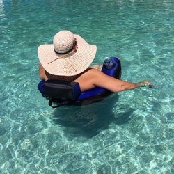 Solair Family Nudist Resort - Skinny-dipping in our large solar-heated pool.