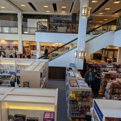 Chapters - Two floors. Starbucks has closed on the second floor.
