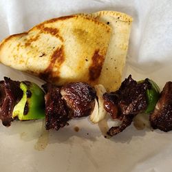 Canada Steak Burger - Kabob Beef Skewer w/ Pita