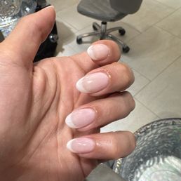 Milky French gel Milky French gel