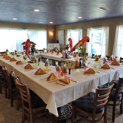 Pier M33 On The Cheboygan - Banquet room set up.
