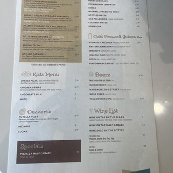 HS Green - Paper menu - Salad Near Me - Houston, Texas