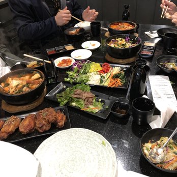 Hancook - Big dishes for seven people - Korean Near Me - Oakland, California