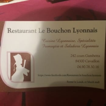 Le Bouchon Lyonnais - Gezellig restaurantje in Cavaillon, aardige bediening. Drie gangen menu van de dag was erg goed. - Lyonnais Near Me - Cavaillon, 84 Le Bouchon Lyonnais - Gezellig restaurantje in Cavaillon, aardige bediening. Drie gangen menu van de dag was erg goed. - Lyonnais Near Me - Cavaillon, 84