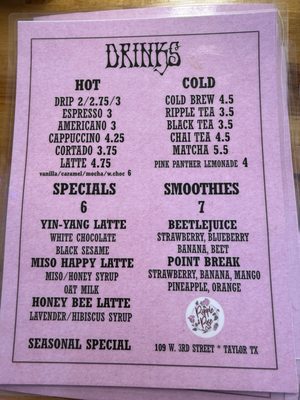 Menu photo 2 Ripple & Rose Cafe Taylor, TX