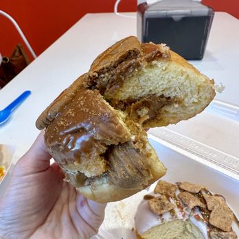 Yonutz - Biscoff Donut (stuffed!) - Ice Cream & Frozen Yogurt Near Me - Sandy, Utah Yonutz - Biscoff Donut (stuffed!) - Ice Cream & Frozen Yogurt Near Me - Sandy, Utah