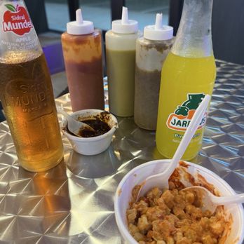 Los Tacos - Elote w various house salsas - Mexican Near Me - Sugar Land, Texas