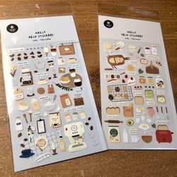Paper Source - I Like Coffee Stickers & I Like Bread Stickers