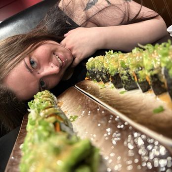 Hinata Sushi  - 393191. Eight Pieces Green Dragon Roll x2 - Sushi Bars Near Me - Lemon Grove, California