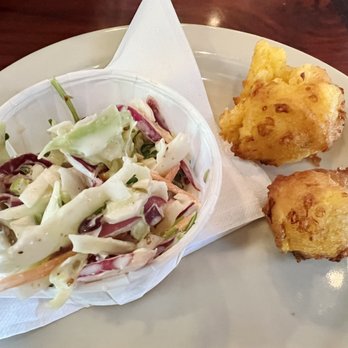 BB's Tex-Orleans - Coleslaw and hush puppies - Cajun/Creole Near Me - Houston, Texas