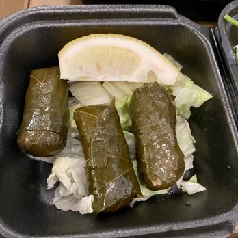 Nuka Cafe - Stuffed Grape Leaves (3pc) - Turkish Near Me - Los Angeles, California Nuka Cafe - Stuffed Grape Leaves (3pc) - Turkish Near Me - Los Angeles, California