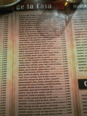 Menu photo 4 Bodeguita Er 080 Seville, SE