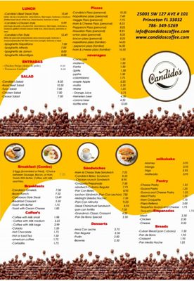 Menu photo 3 Candido's Coffee & Bakery Princeton, FL Menu photo 3 Candido's Coffee & Bakery Princeton, FL