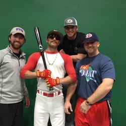 D-BAT - Denton - The great Domingo Ayala visits D-BAT Denton and flexes with the staff.