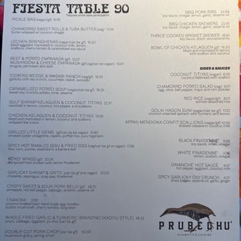 Prubechu - The menu - Guamanian Near Me - San Francisco, California Prubechu - The menu - Guamanian Near Me - San Francisco, California