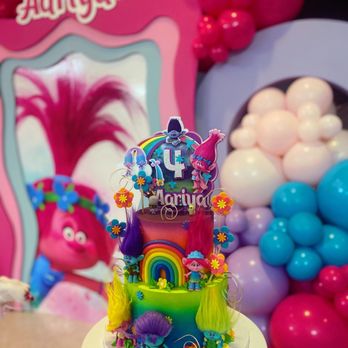 Max's Cakes - Trolls Birthday Cake. - Custom Cakes Near Me - Hayward, California Max's Cakes - Trolls Birthday Cake. - Custom Cakes Near Me - Hayward, California