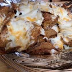 Joe's Food Emporium - Scottskins with layers of cheese
