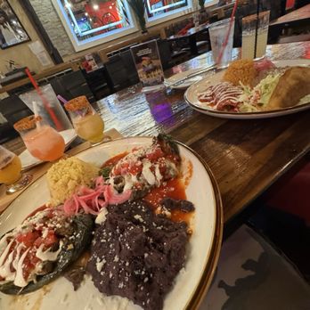 Carmelita's Kitchen + Tequila - STUFFED CHILE RELLENOS CLASSIC COMBO - Mexican Near Me - Cypress, Texas