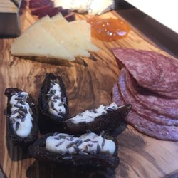 The Champagnery - I don't like figs but these were amazing with the cheese and lavender!!