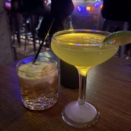 Thai Tea Milk Punch (left) and Manila to Tokyo (right) Thai Tea Milk Punch (left) and Manila to Tokyo (right)