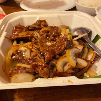 China Boat Restaurant - Mongolian beef with a HEARTy amount of onions and garlic - Chinese Near Me - Lahaina, Hawaii China Boat Restaurant - Mongolian beef with a HEARTy amount of onions and garlic - Chinese Near Me - Lahaina, Hawaii