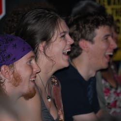Improv Playhouse - Hipsters getting a kick out of a stand-up routine.