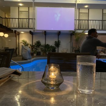 The Pearl Hotel - Dinner by the pool - San Diego, CA