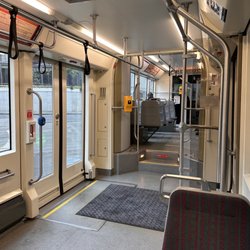 Seattle Streetcar - South Lake Union - Inside the street car