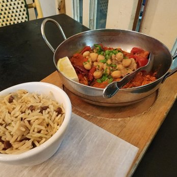 Hummus Kitchen - Moroccan fish with majadra rice - Mediterranean Near Me - New York, New York