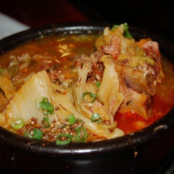 The Owl of Minerva - Their famous Pork Bone Soup. Please note, I got hungry and snatched two giant pieces of meat off this before taking the picture. - Korean Near Me - Markham, Ontario The Owl of Minerva - Their famous Pork Bone Soup. Please note, I got hungry and snatched two giant pieces of meat off this before taking the picture. - Korean Near Me - Markham, Ontario