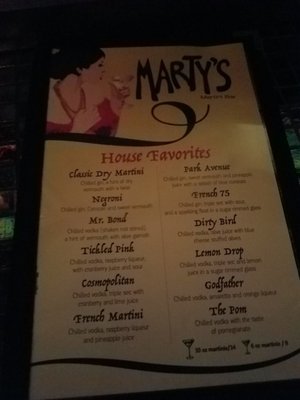 Menu photo 6 Marty's Martini Bar Chicago, IL
