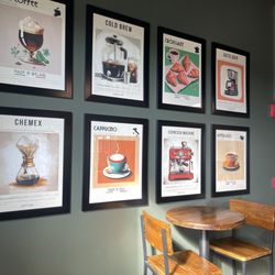 Cafe 36 - Inside cute posters near entrance