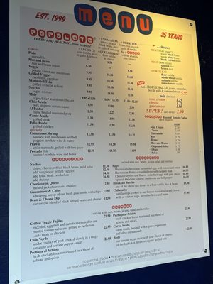 Menu photo 3 Papalote Mexican Grill San Francisco, CA Menu photo 3 Papalote Mexican Grill San Francisco, CA