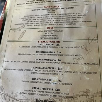 Dinucci's Italian Dinners - Menu - Italian Near Me - Valley Ford, California Dinucci's Italian Dinners - Menu - Italian Near Me - Valley Ford, California