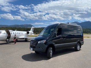 Wing tip - Enjoy door to wing tip private luxury car service in an all wheel drive full size SUV or Mercedes Sprinter.  For one to eleven passengers.  Always on time.