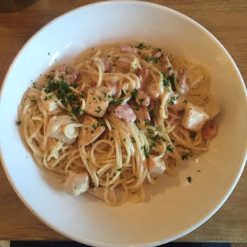 Ambrosia Caffe & Ristorante - Spaghetti Carbonara - Italian Near Me - Belfast, BFS