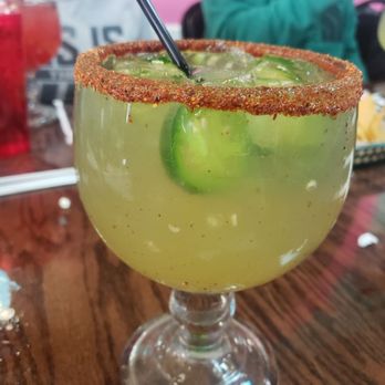 El Camino Real - Oh so good jalapeno margarita #yum #ReviewsByRL - Mexican Near Me - Fishers, Indiana