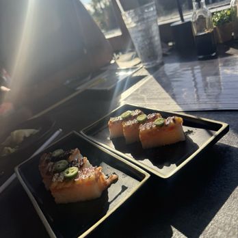 Yummy Sushi - Salmon oshi. & a view - Sushi Bars Near Me - Coronado, California Yummy Sushi - Salmon oshi. & a view - Sushi Bars Near Me - Coronado, California