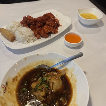 Rainbow Garden Champaign - LC3. Orange Chicken Lunch - Chinese Near Me - Champaign, Illinois