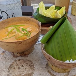 Massaman curry with chicken - plenty spicy with expatriate