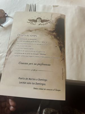 Menu photo 2 Hostería del Ángel Zapopan, JAL Menu photo 2 Hostería del Ángel Zapopan, JAL